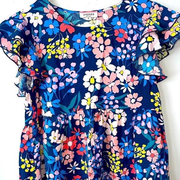 Vibrant‎ Floral Puff Sleeve Shirt - Picture 1 of 1